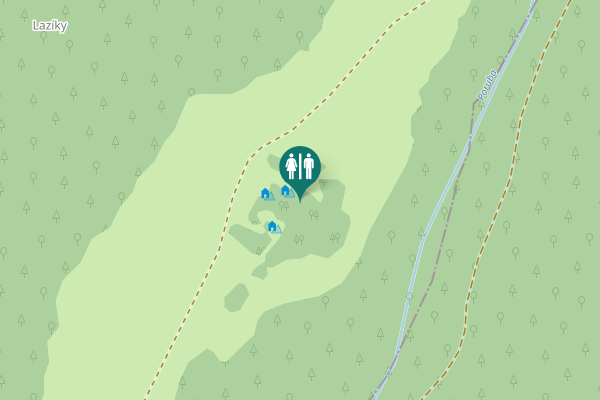Map showing location of Kobylnice Toilet