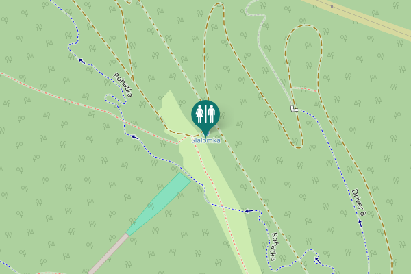 Map showing location of Rohatka Toilet