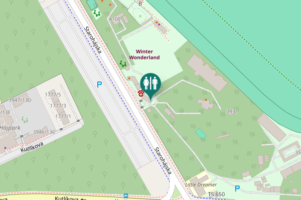 Map showing location of Starohájska 29 Toilet