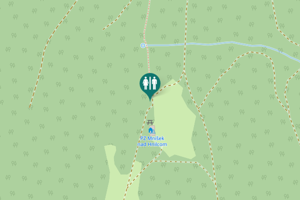 Map showing location of Mníšek nad Hnilcom Toilet
