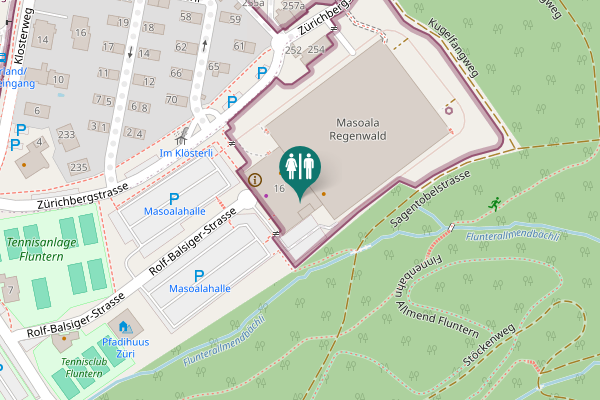 Map showing location of Rolf-Balsiger-Strasse 16 Toilet