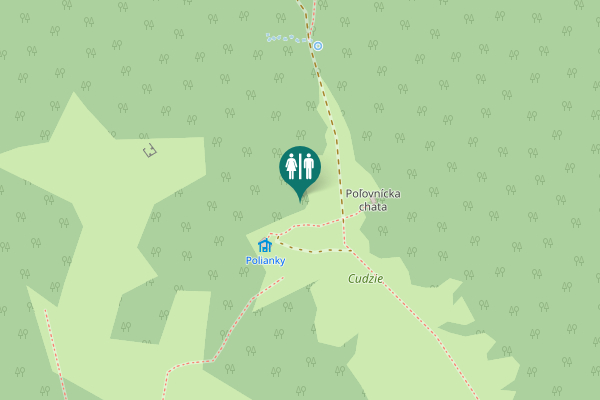 Map showing location of Ružomberok Toilet