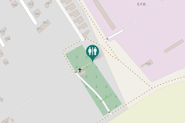 Map showing location of 268 Toilet