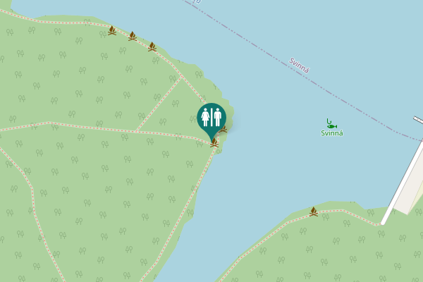 Map showing location of 1860 Toilet