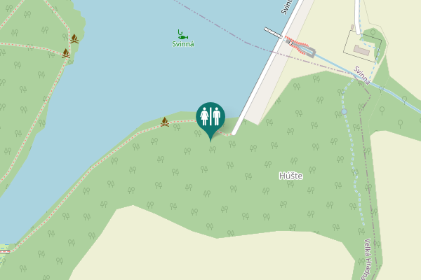 Map showing location of 541 Toilet