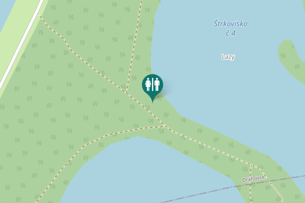 Map showing location of Lazy 1006/68 Toilet