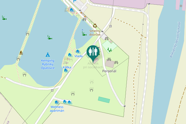 Map showing location of 192 Toilet