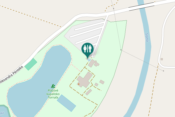 Map showing location of Králik 1996 Toilet