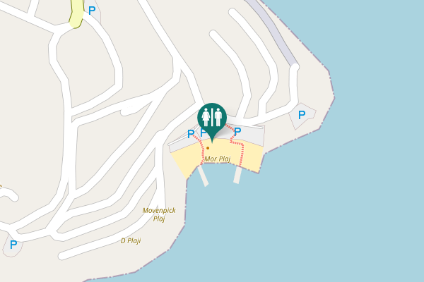 Map showing location of Bodrum Toilet