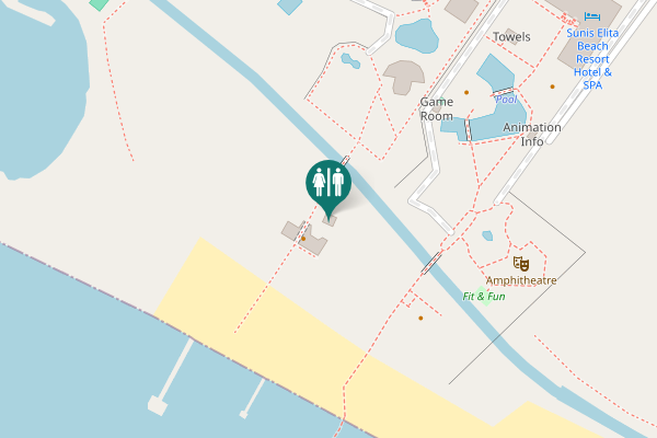 Map showing location of Manavgat Toilet