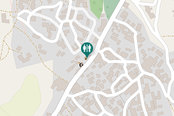 Map showing location of Odunpazarı Toilet