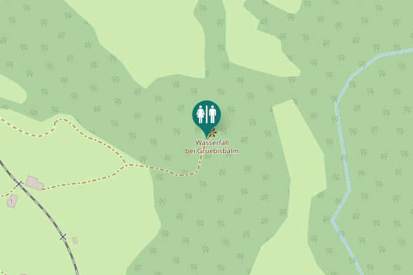 Map showing location of 1 Toilet