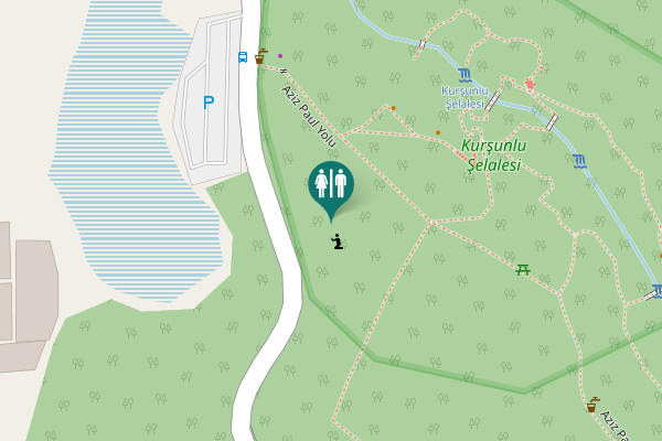 Map showing location of Aksu Toilet