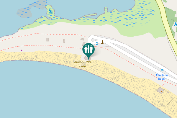 Map showing location of Fethiye Toilet