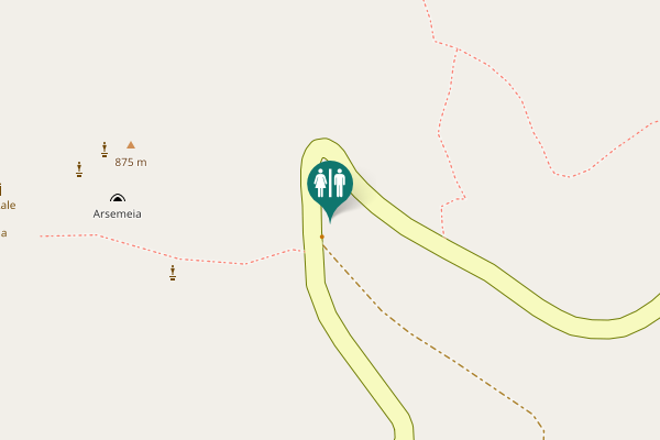 Map showing location of Kâhta Toilet