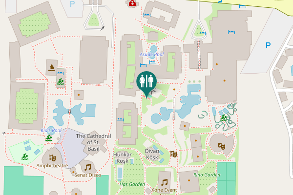 Map showing location of Tesisler Caddesi 440 Toilet