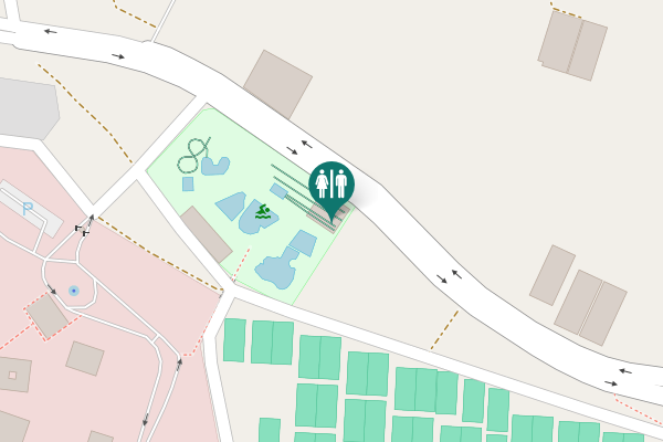 Map showing location of Manavgat Toilet
