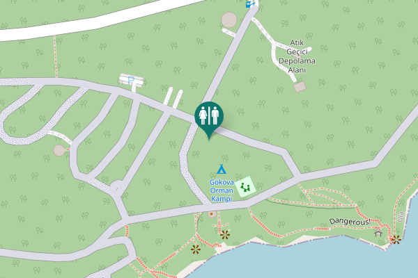 Map showing location of Ula Toilet