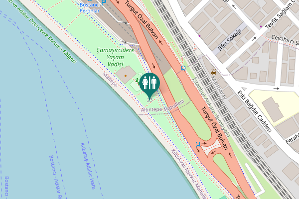 Map showing location of Turgut Özal Bulvarı 23 Toilet