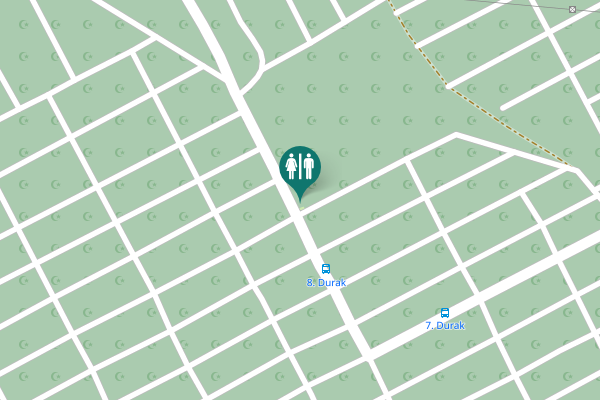 Map showing location of Eskisehir Toilet