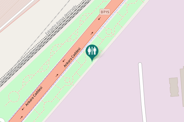 Map showing location of Ankara Caddesi Toilet