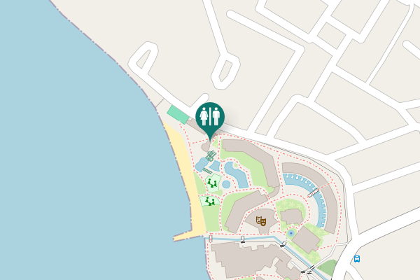 Map showing location of Kuşadası Toilet