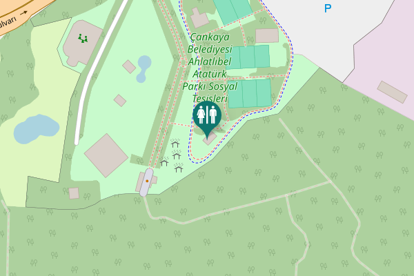 Map showing location of Ankara Toilet
