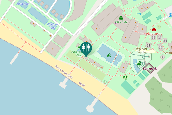 Map showing location of Günübirlik Caddesi 4/1 Toilet