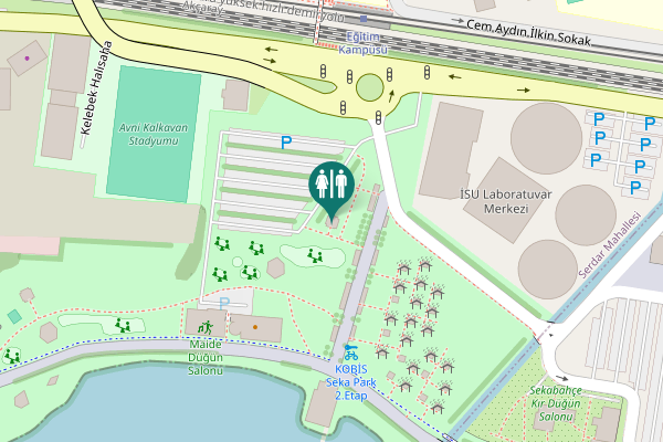 Map showing location of Kocaeli Toilet