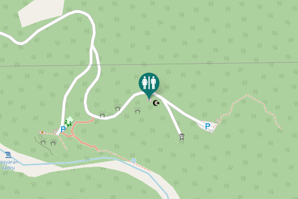 Map showing location of Eşme Toilet