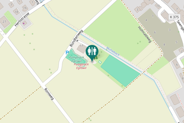 Map showing location of Bündtenweg 11 Toilet