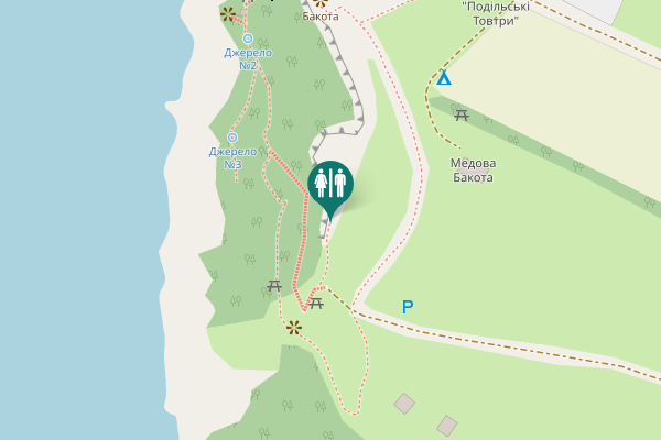Map showing location of Stara Ushytsia Settlement Hromada Toilet