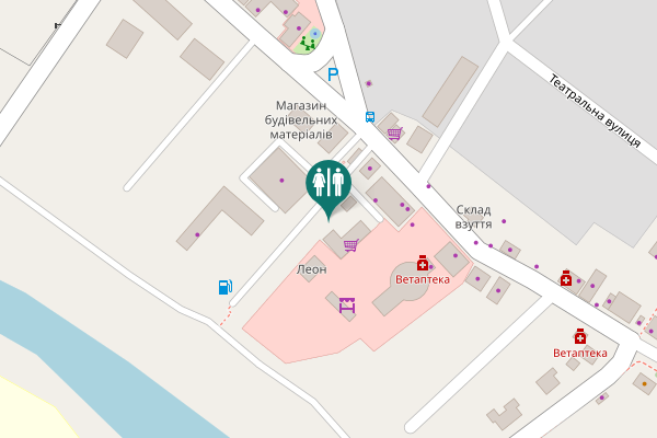 Map showing location of О-02-17-01 Toilet