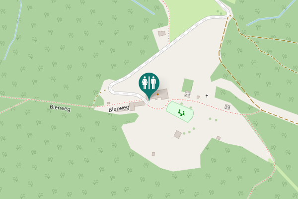 Map showing location of Kasten 32 Toilet