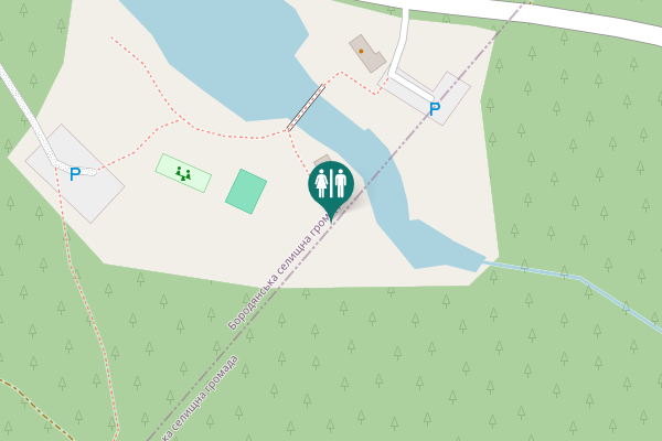 Map showing location of вулиця Шевченка 1-А Toilet