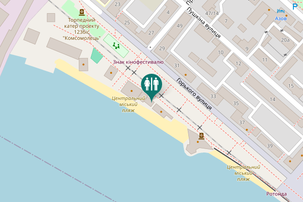 Map showing location of Horkoho Street 18 Toilet