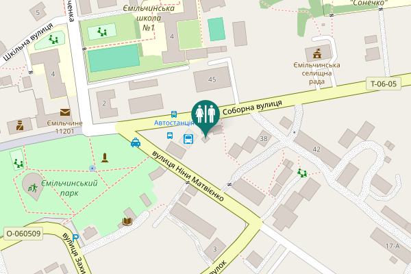 Map showing location of Соборна вулиця 34 Toilet