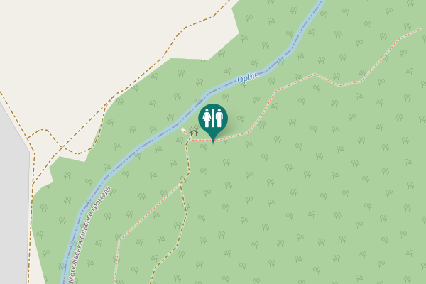 Map showing location of Могилівська сільська громада Toilet