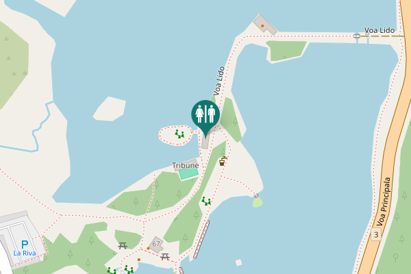 Map showing location of Wassersportzentrum