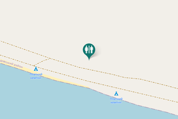 Map showing location of Bekhtery rural hromada Toilet