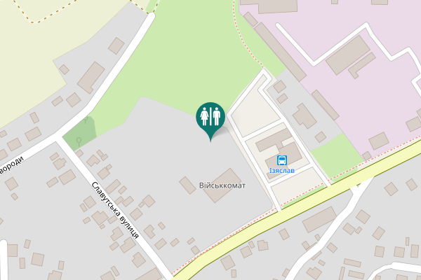 Map showing location of Т-18-04 Toilet
