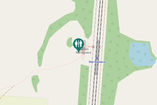Map showing location of Гоголівська селищна громада Toilet