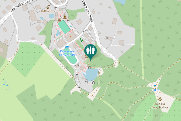 Map showing location of Куйбышевская улица 50 Toilet