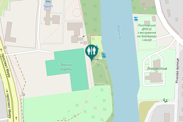 Map showing location of Myru Street 12 Toilet