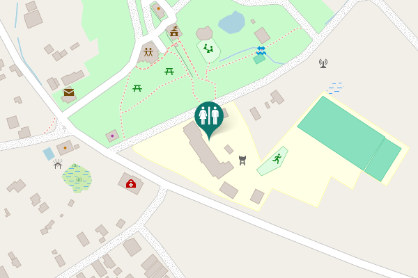 Map showing location of Stara Zburivka Toilet