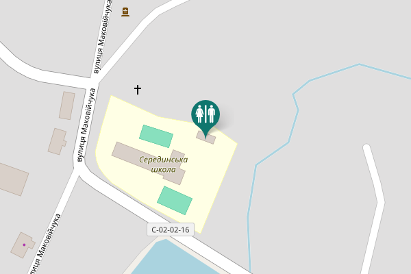 Map showing location of вулиця Маковійчука 1 Toilet