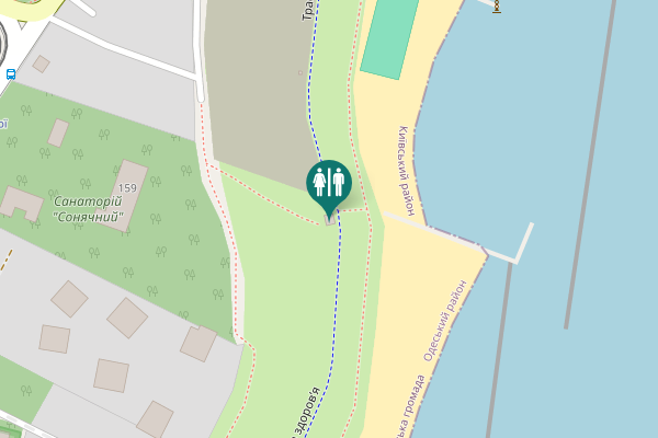 Map showing location of Траса здоров’я Toilet
