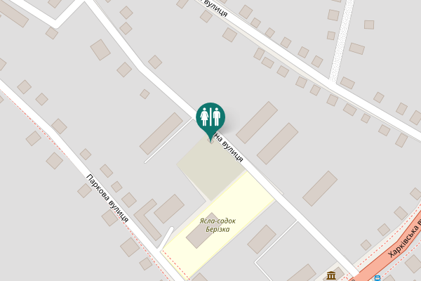 Map showing location of Музейна вулиця Toilet