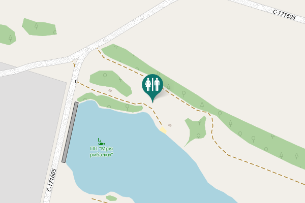 Map showing location of С-171605 Toilet