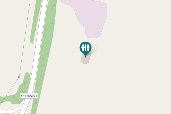 Map showing location of О-1705071 Toilet